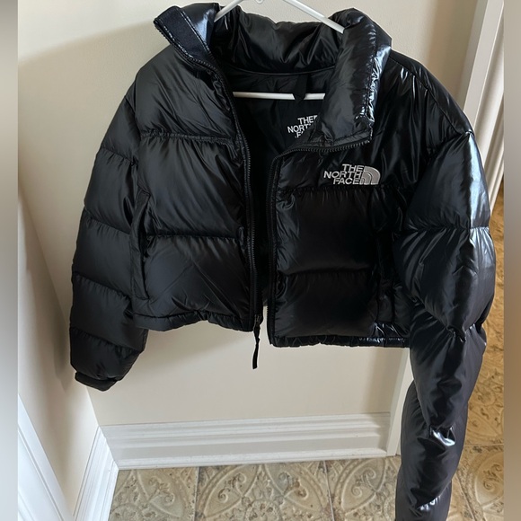 Nuptse Cropped Down Puffer Jacket - Picture 2 of 4